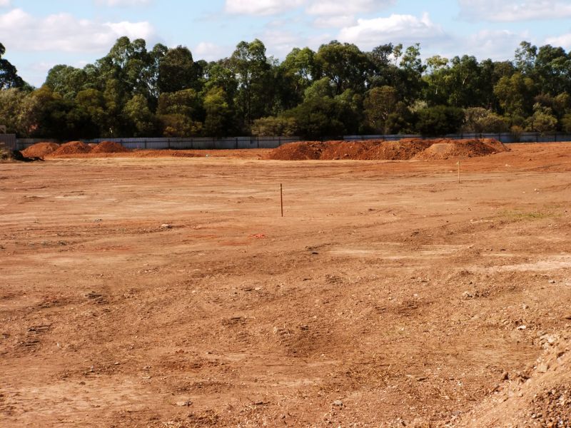 Cleared Land Prepared for Construction